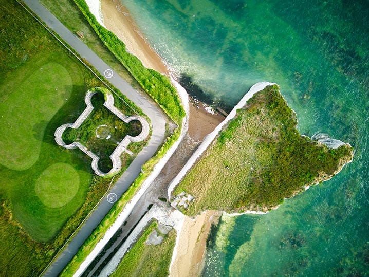 Aerial photo of Joss Bay by Benjamin Film Photography - Drone services Kent