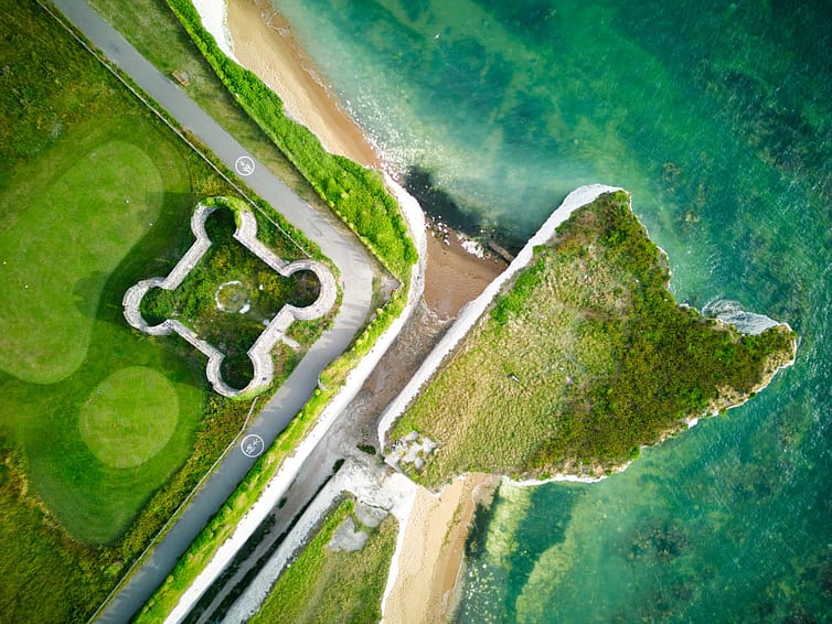 Aerial photo of Joss Bay by Benjamin Film Photography - Drone services Kent